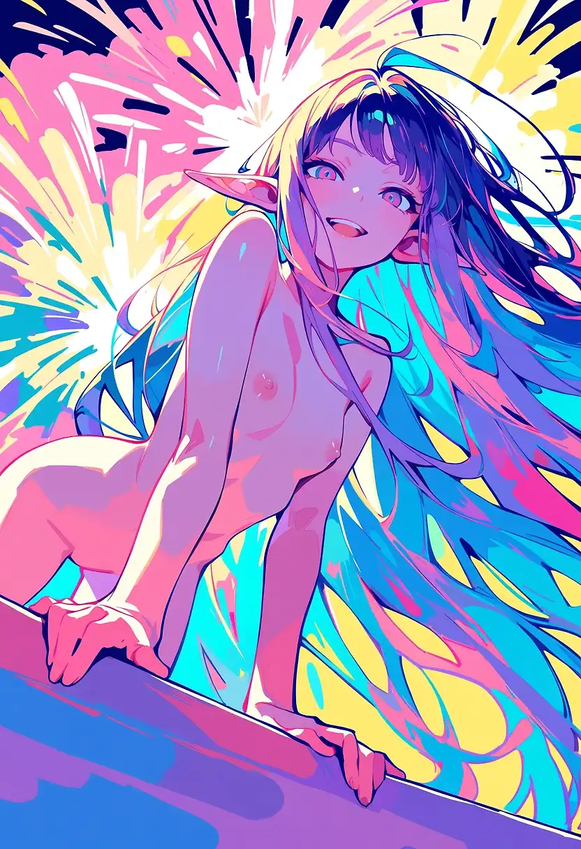 AI art "Fireworks"