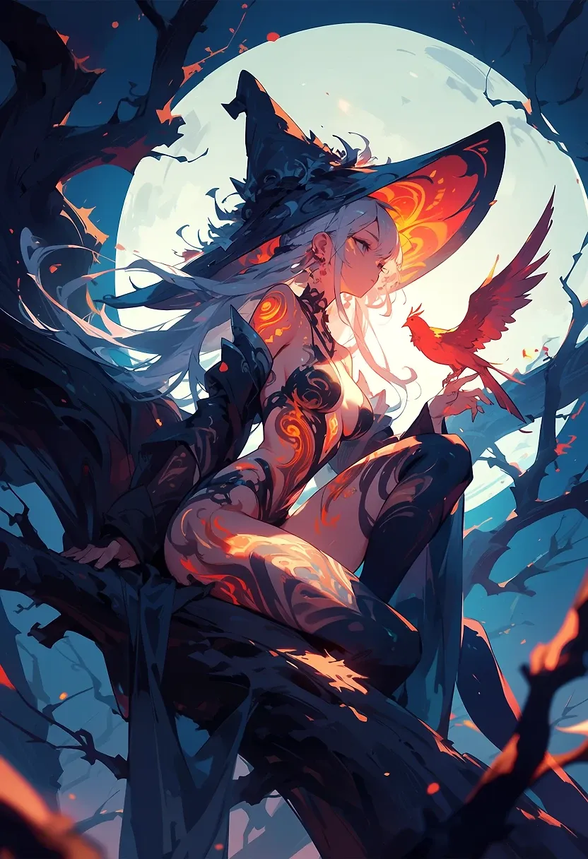 AI art "The vvitch"