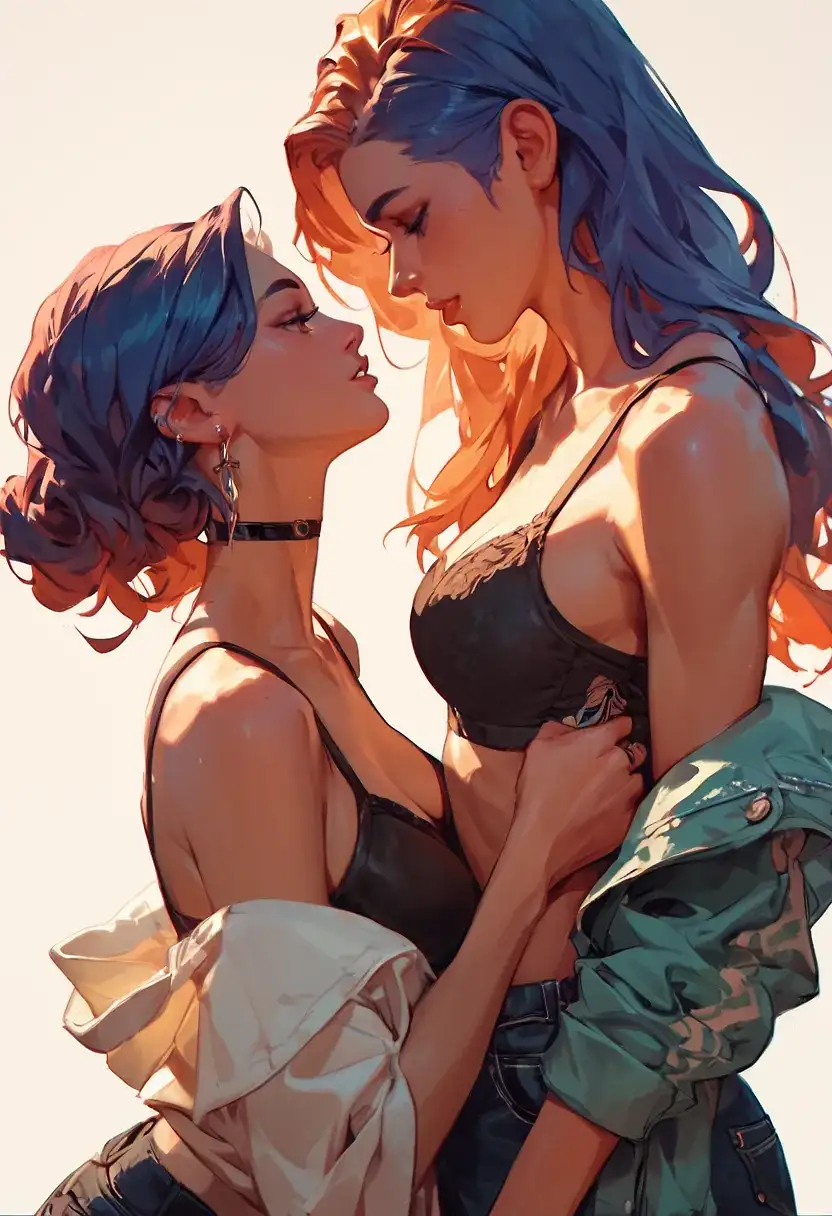 AI art 'Girl Play Collection 01'