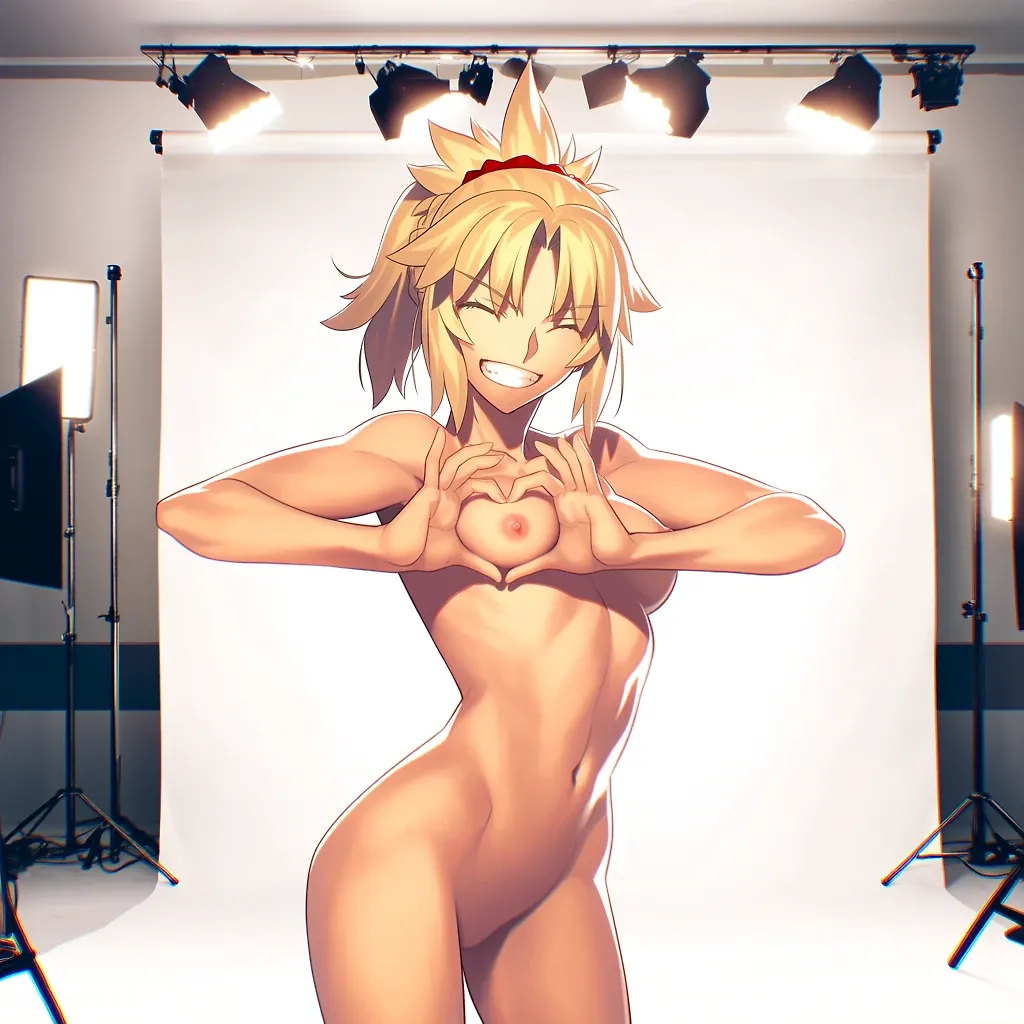 AI art "Nasu's Photoshoot"