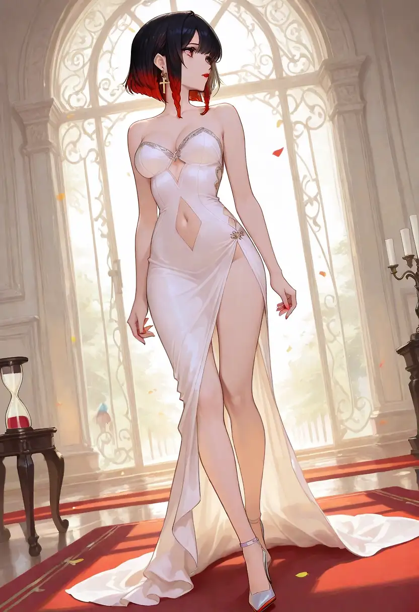 AI art "Elegance arrival"