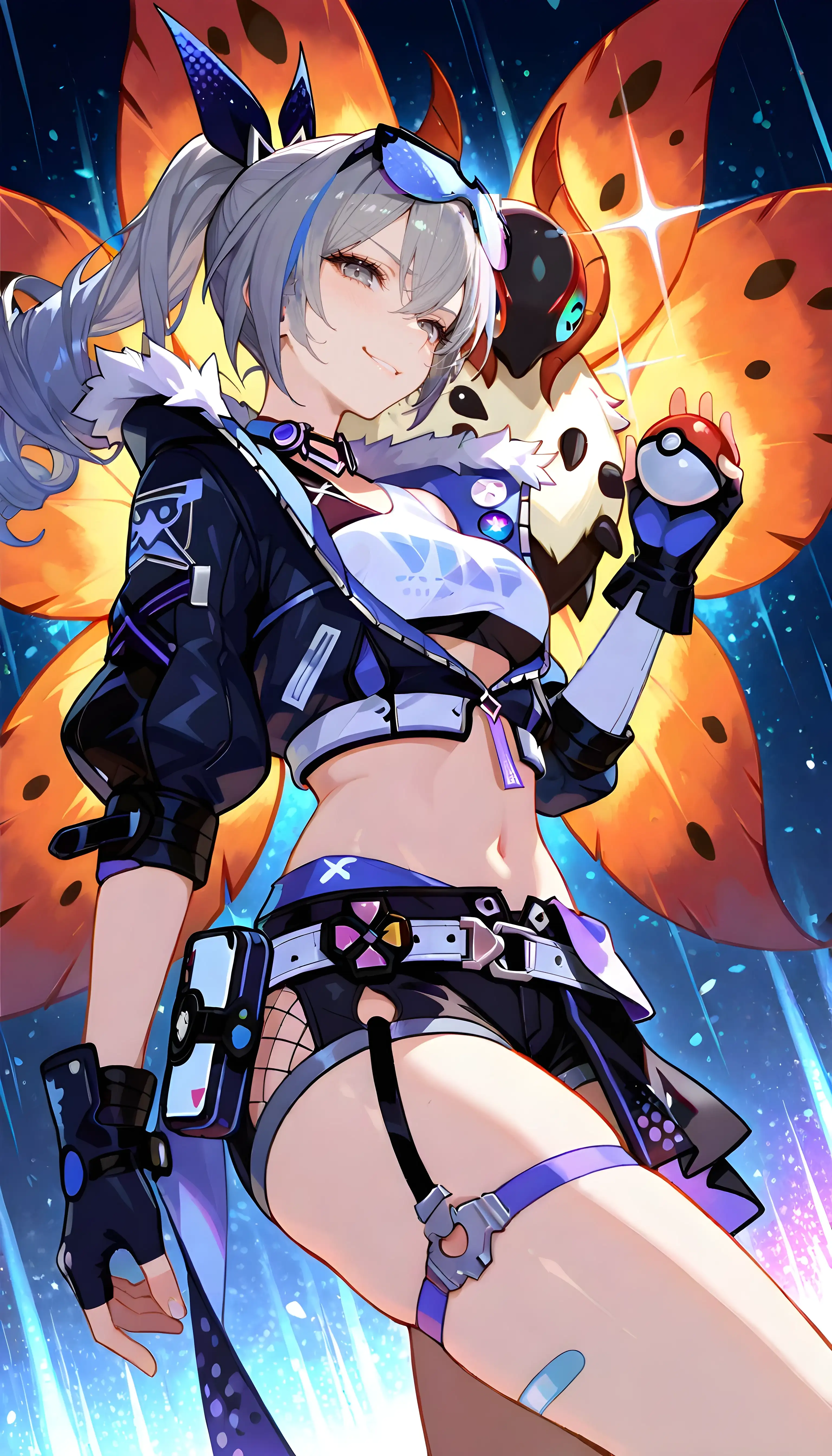 Silver Wolf and her Pokémon Team