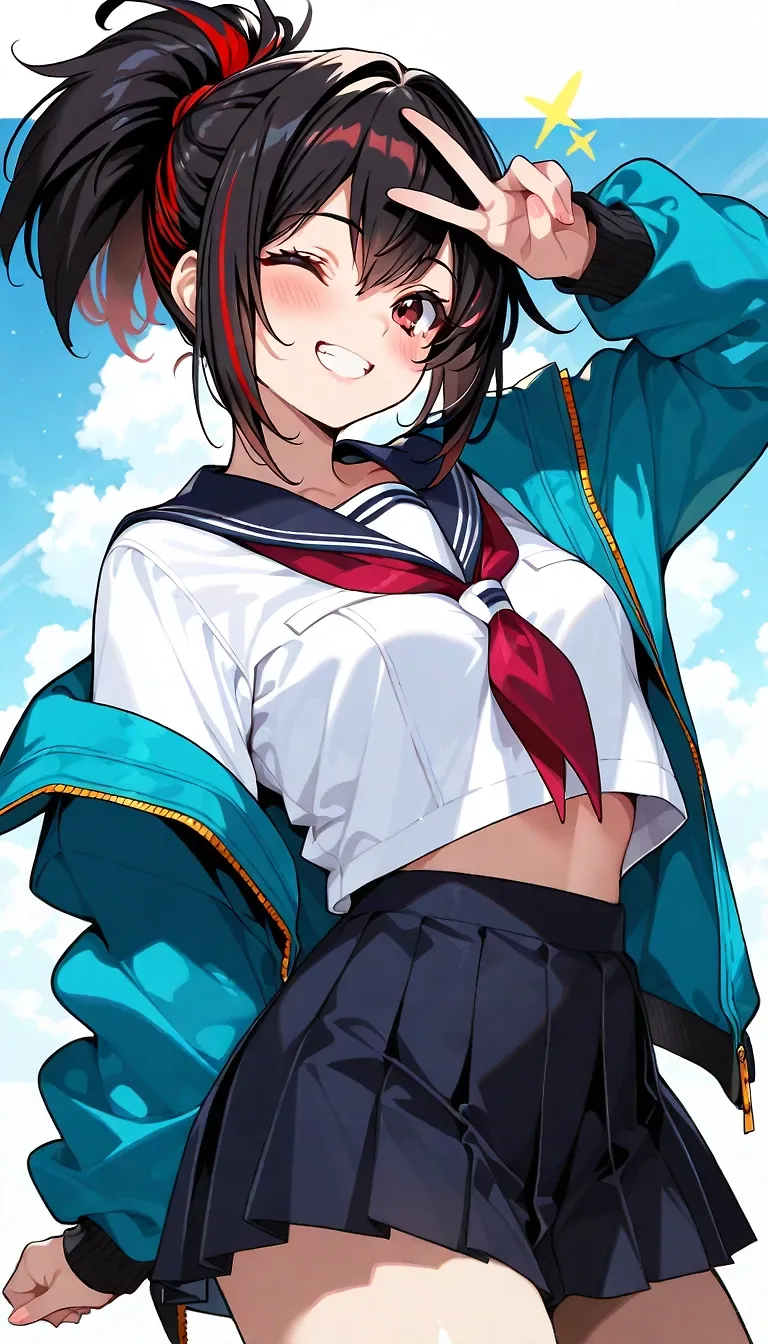 Peni Parker based on her university uniform skin, because the default Rivals version of her is impossible to make