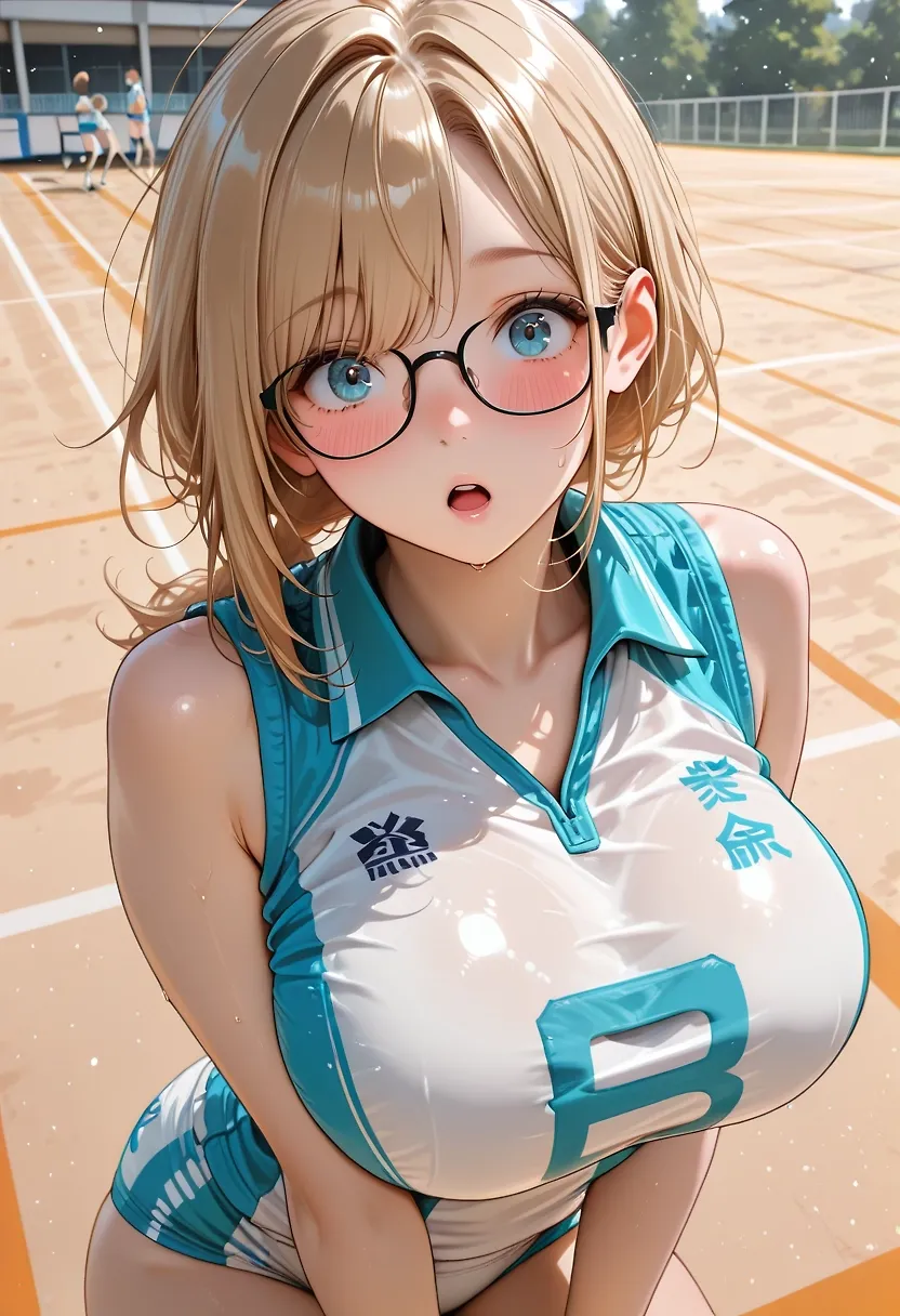 AI art "バレーボール"