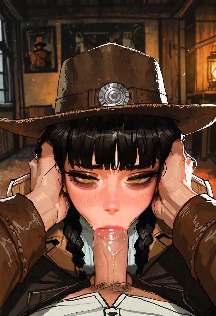AI art "Sheriff's activities"