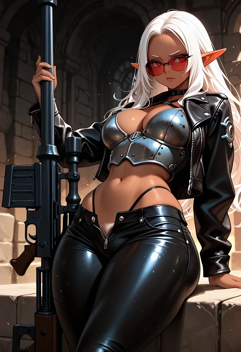 AI art with user description "guns are hard"