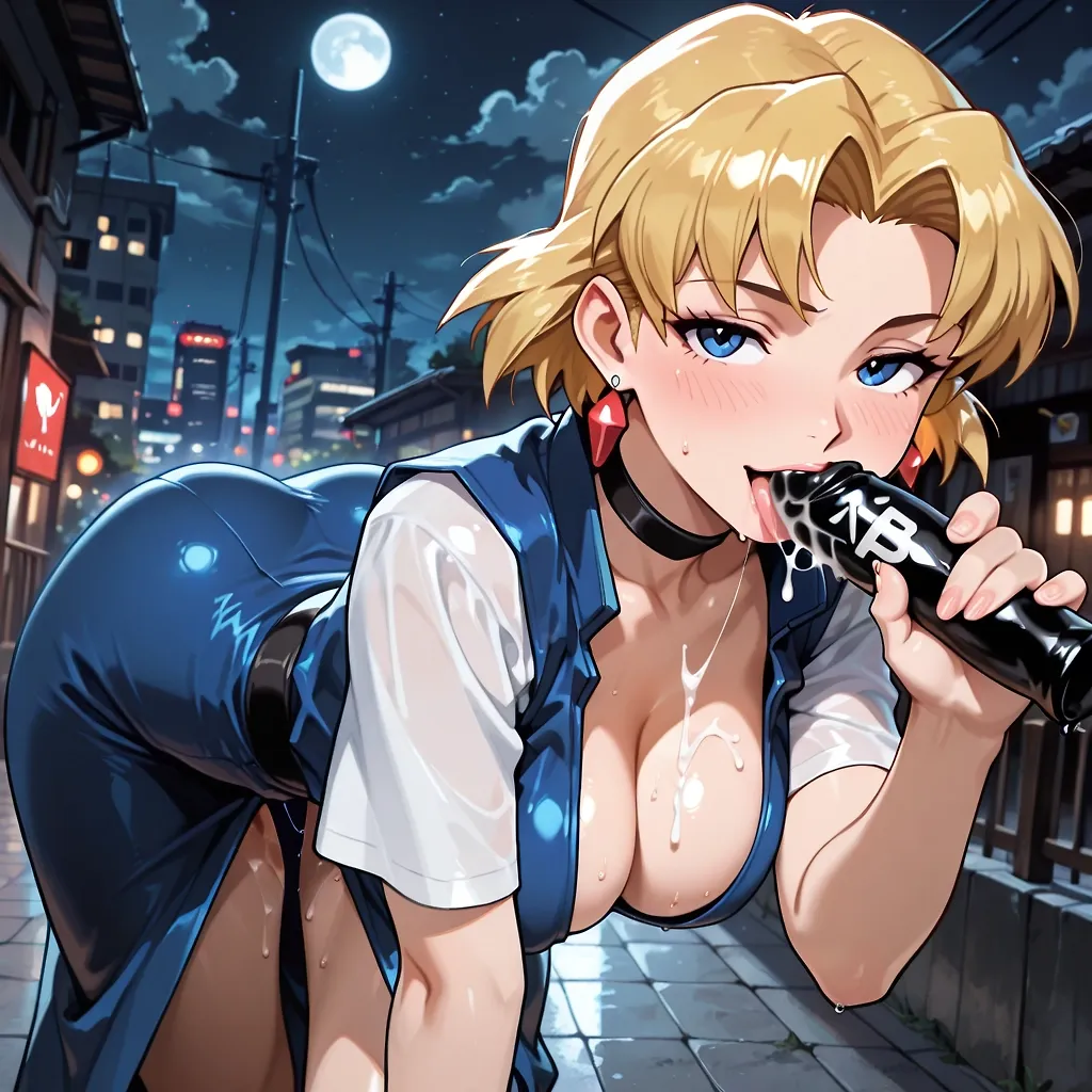 akagi ritsuko dildo suck