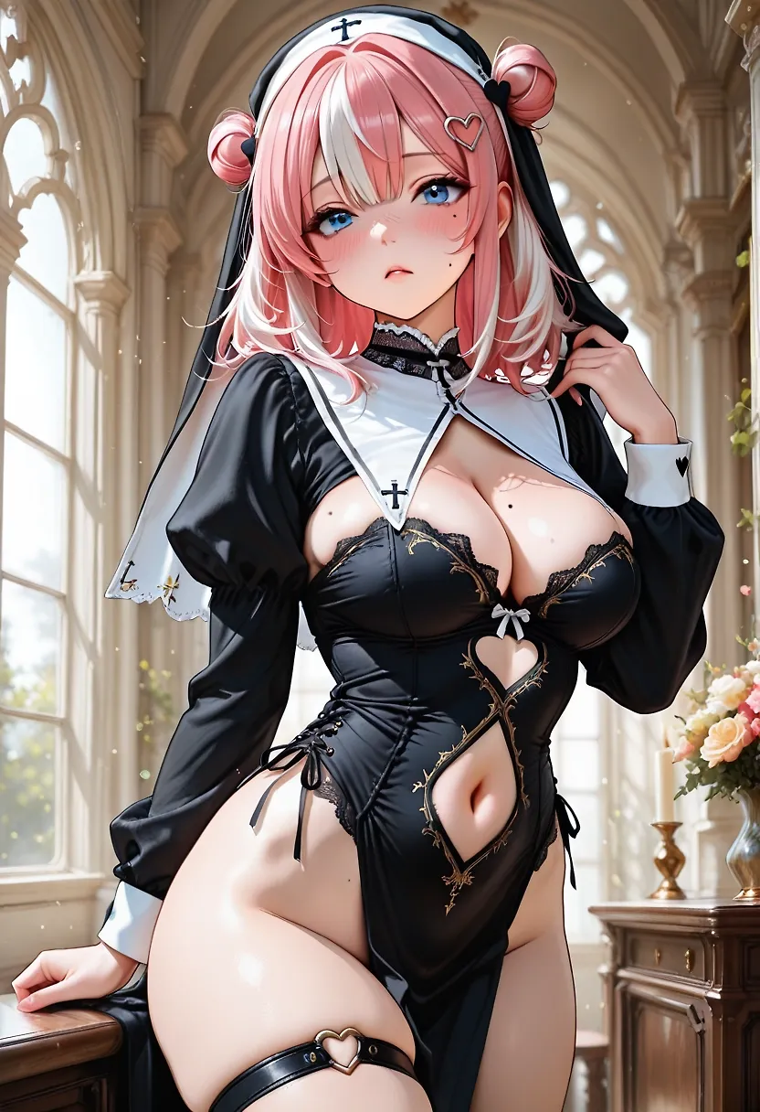 AI art "Nun Isla"