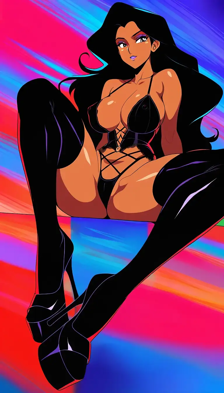 Retro Anime Popart