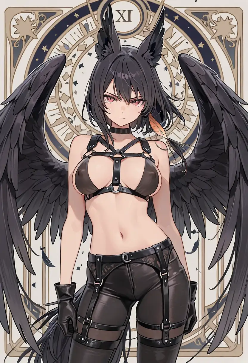AI art "Crow"
