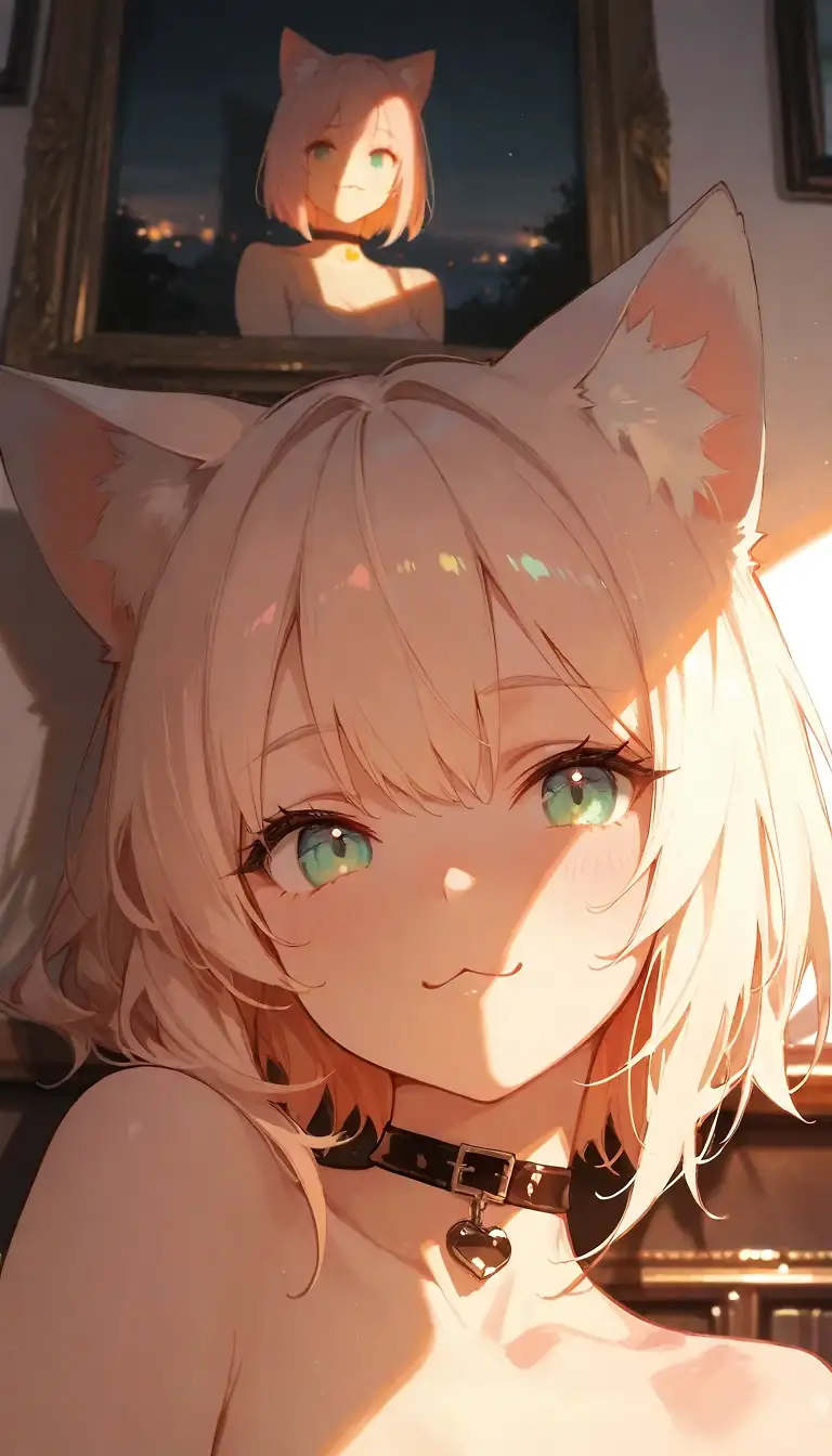 🖌️ Catgirls Drawing Mona Lisa, again...