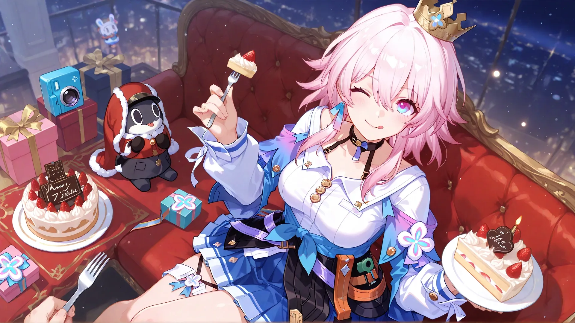 AI art "Happy birthday martch"