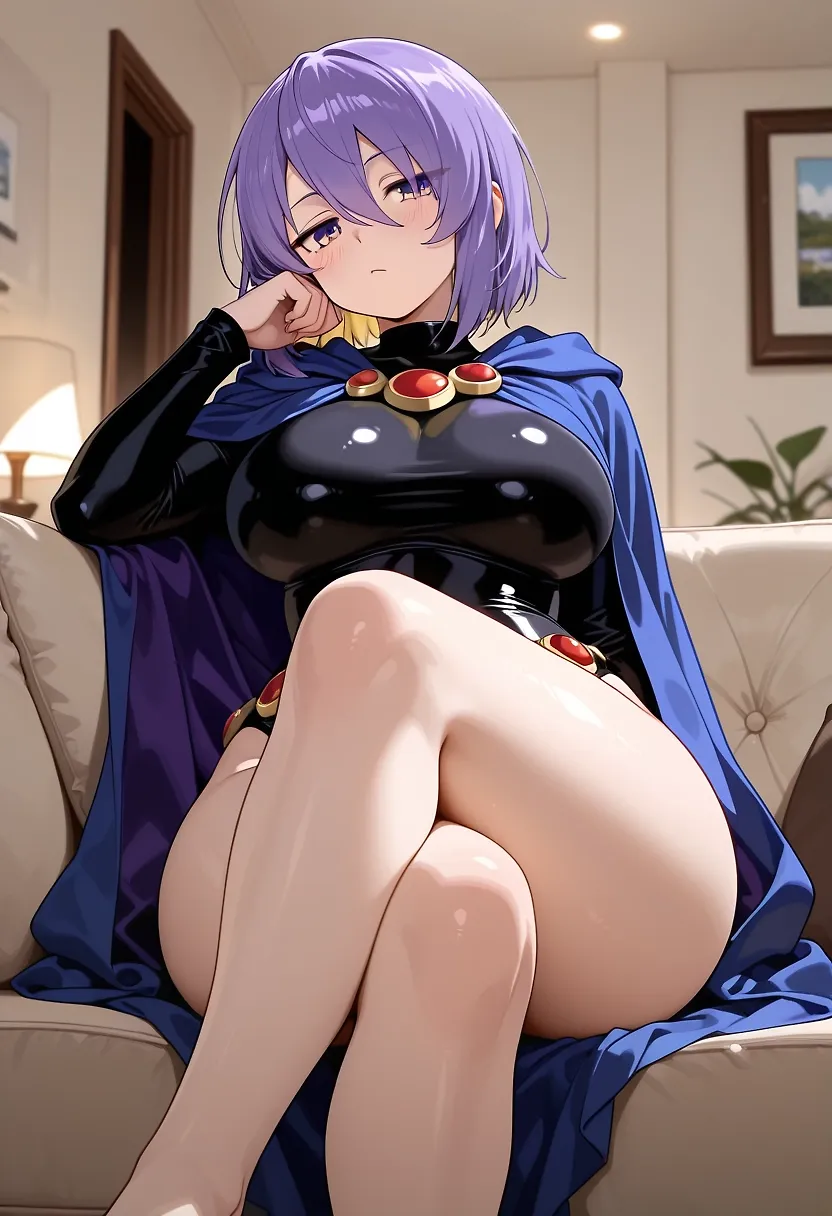 Moona cosplaying Raven