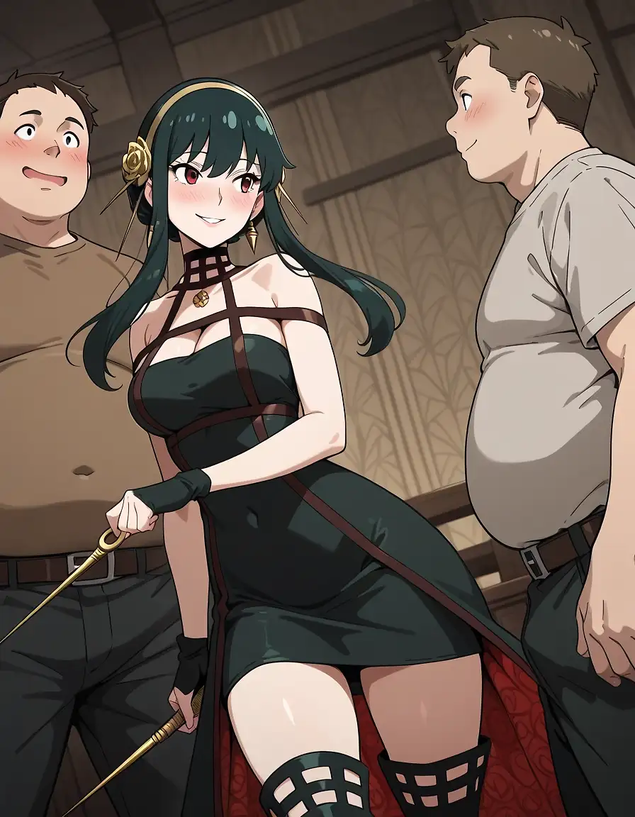 AI art 'Yor doing her assassination jobs again, but failed miserably this time'