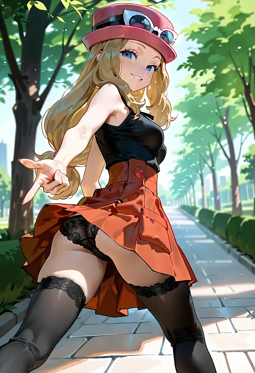 Serena's Oral in the park