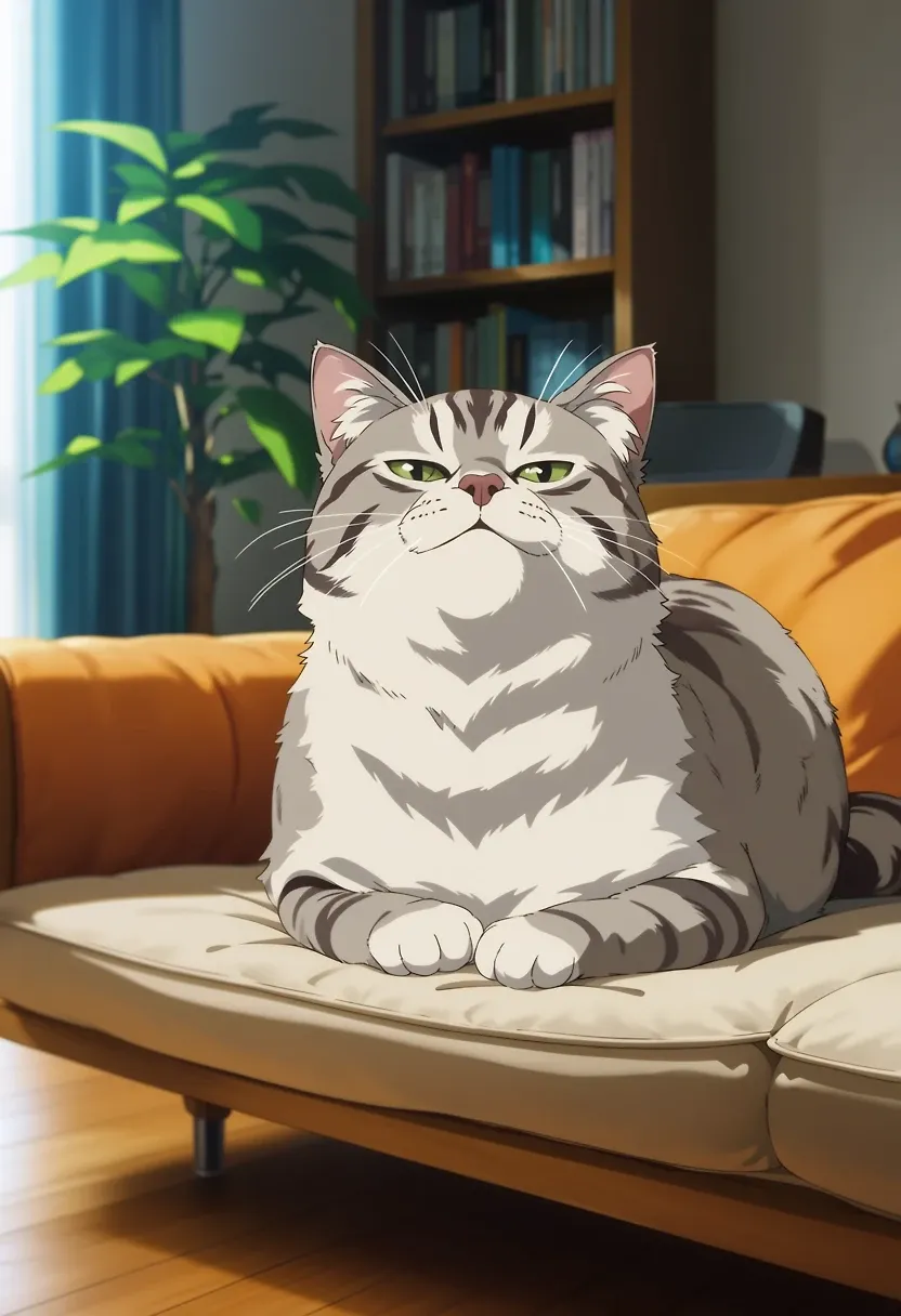 AI art ""I want wetpud, hooman.."" with user description "Wetpud = wet food in cat language"