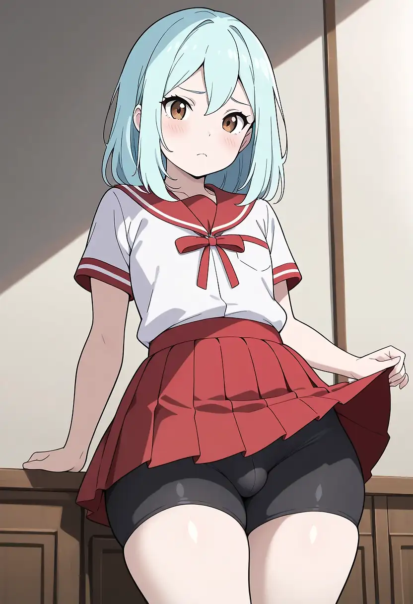 AI art 'Koga's First Time' with user description 'Back in senior year of high school, some dude confessed to Koga. 

"I've... always thought you were cute. Can we have sex?"

"I'm a guy."

"I know!"

"... Fine. You're cute enough. My cock is rather big..."

Koga is picky. If you'd ask him about his first time:

"Dunno. Not manly enough, not hairy enough. But in terms of anal, he was... passable. "'