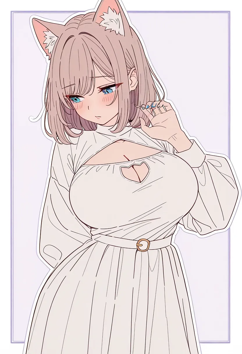 AI art "Catgirls"
