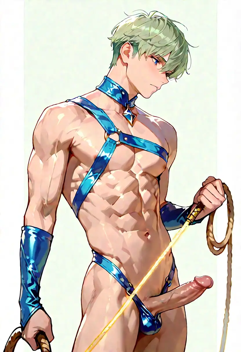 AI art "Dom Bottom and his Sub Tops"