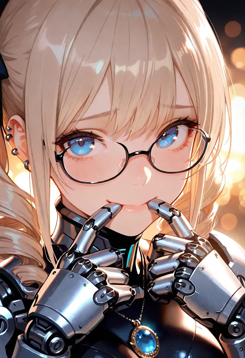 AI art "Face close ups from Hana and the Knight Sabers" with user description "At frist Thank you https://betterwaifu.com/de/user/dreamerofdreams without you and Lommi this would be possible ❤️

These pictures showing Hana and the Kinght Saber in face close ups. I managed also to show them in their Hardsuits and it suits Hana as well 😁"