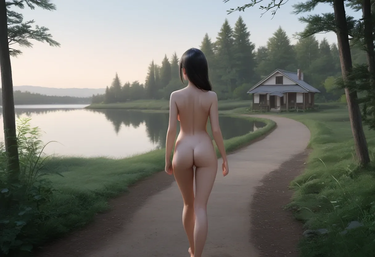 AI art "Strolling"