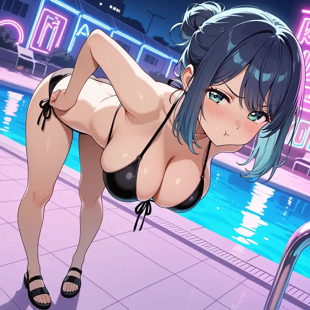 AI art "Akane kurokawa"