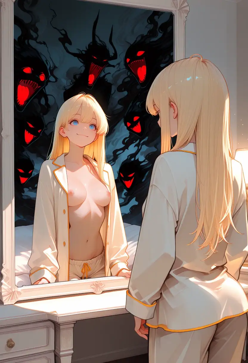 AI art "What's in your mirror?"