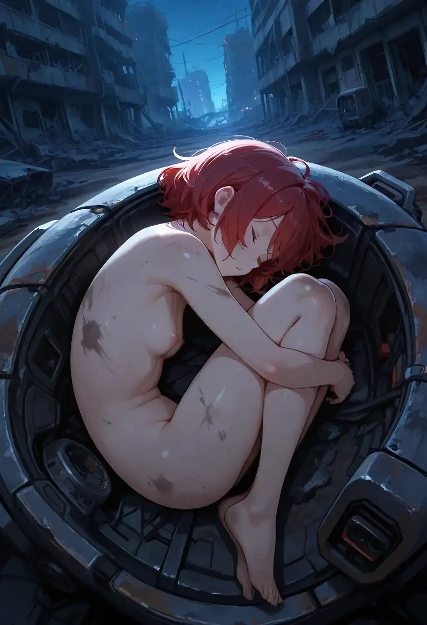 AI art "Last human on earth"