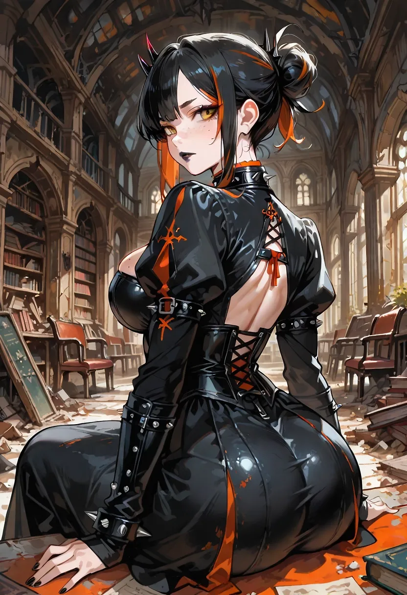 AI art "Mireya 2.0" with user description "I have had to change the style, I don't know, if it's me or if Mireya looks sexier.
What do you think?..."