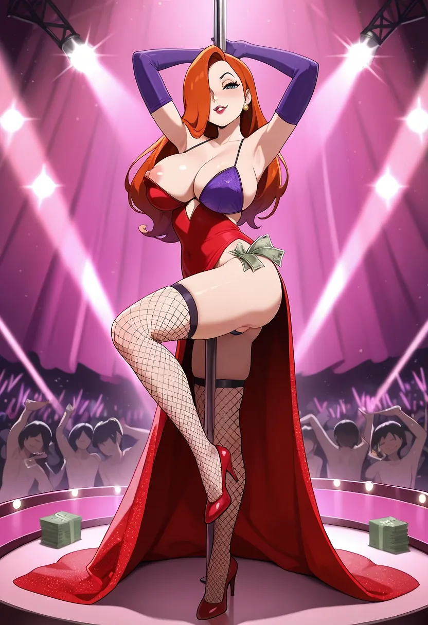 Jessica Rabbit is the featured performer