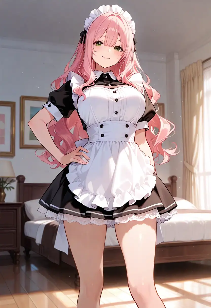 Happy maid