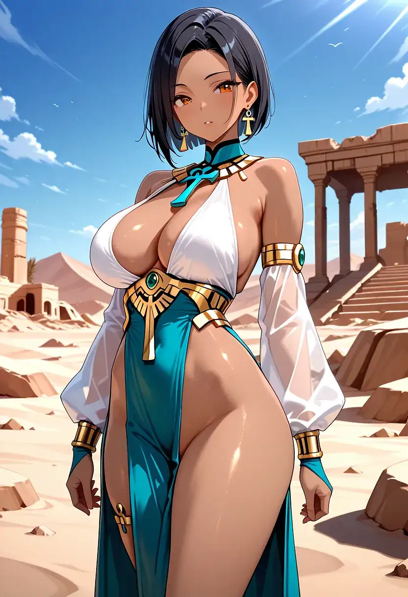 AI art 'The desert is a hot place'