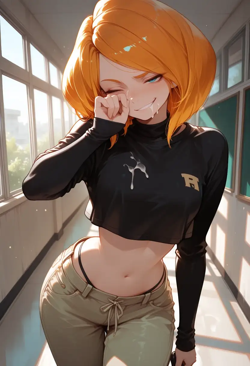 AI art "Kim Possible Loses a Fight"