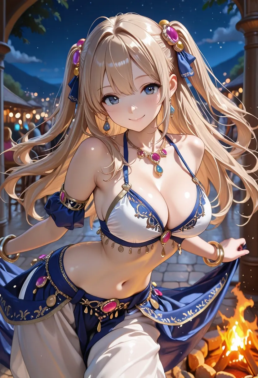 AI art "踊り子"
