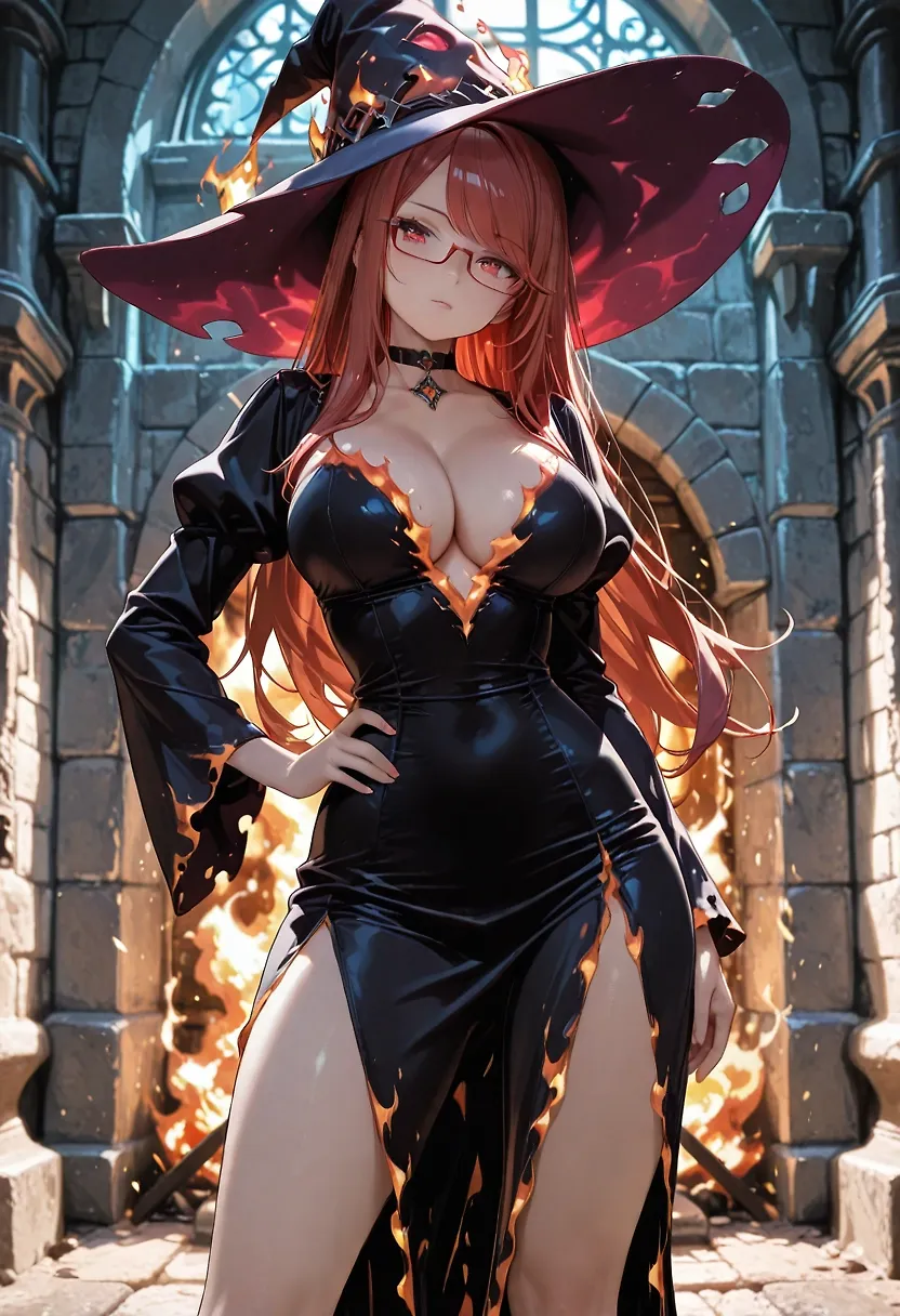 AI art "Dungeon witch"