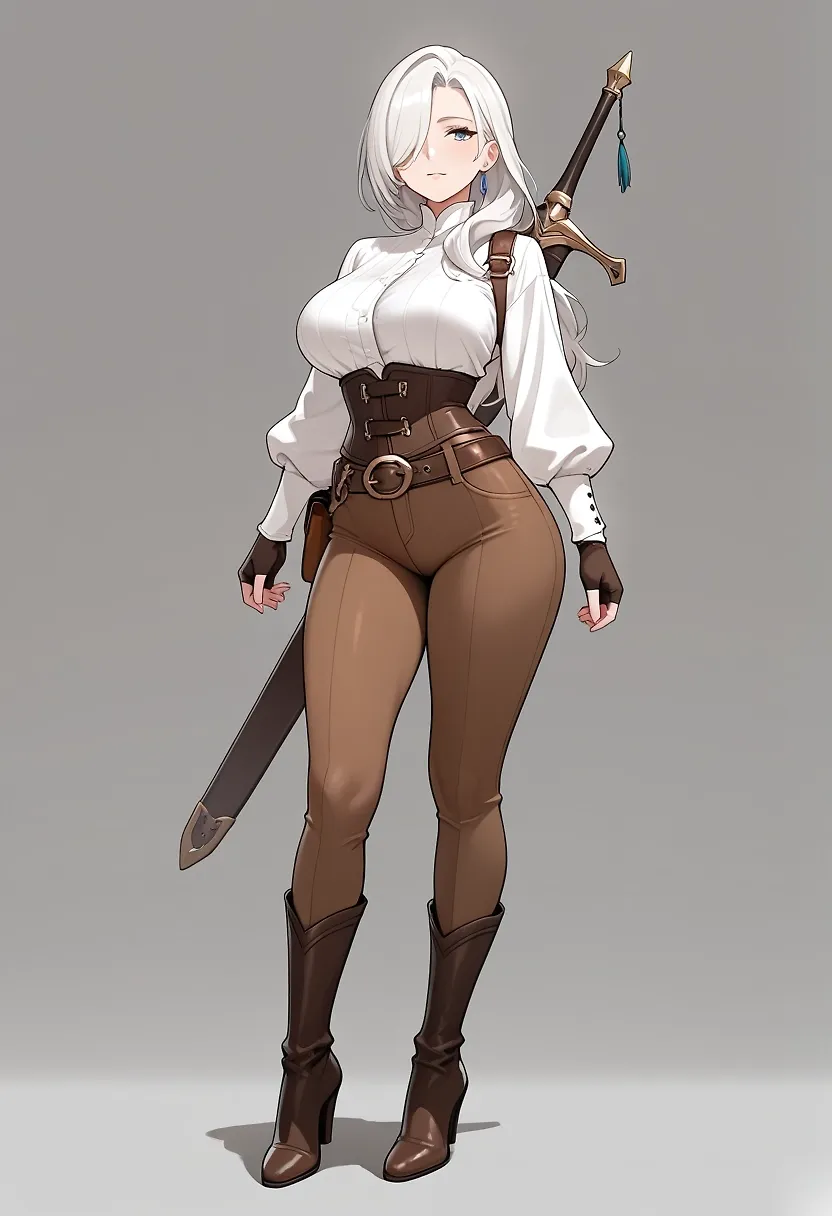 AI art "The guild leader is a MILF"