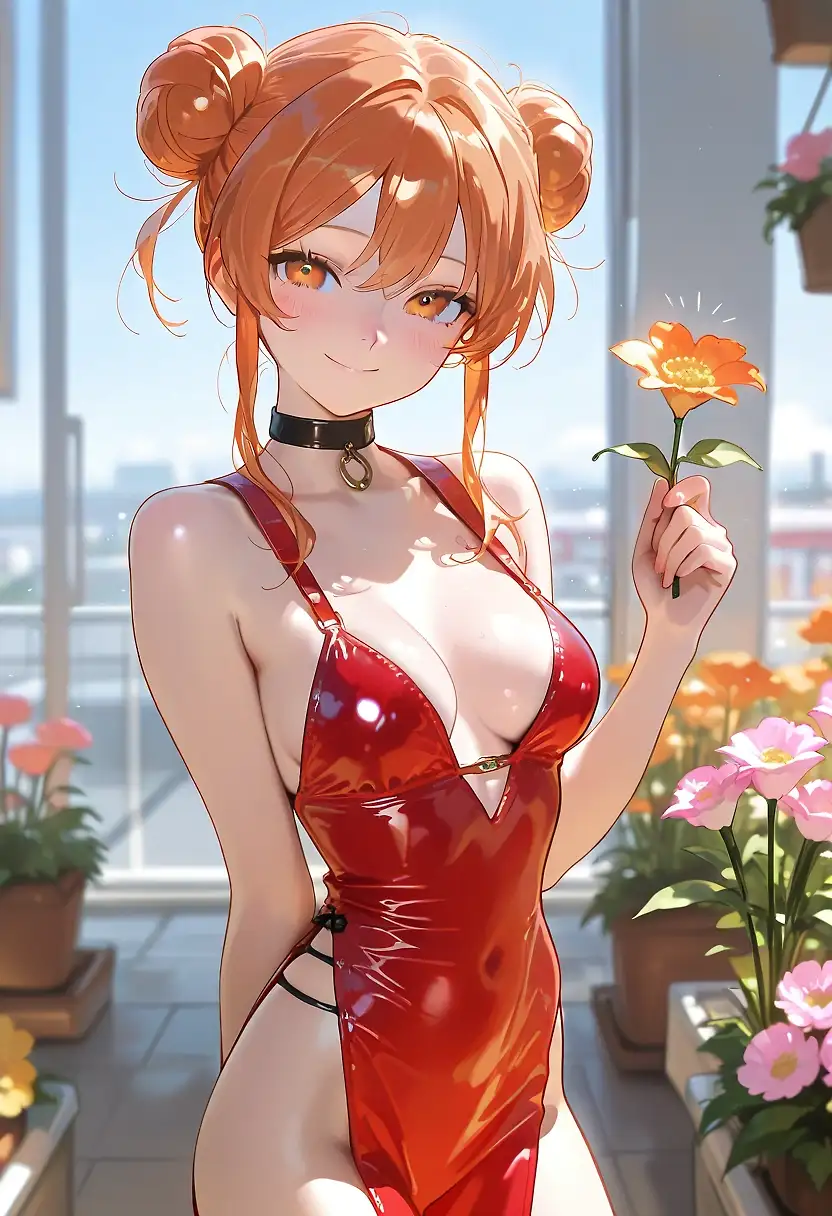 AI art 'Local florist only sells the best flower' with user description 'Your cute local florist sells the best flower in town'