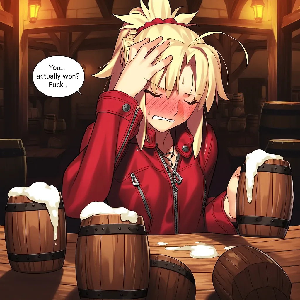 AI art "Drinking Contest"