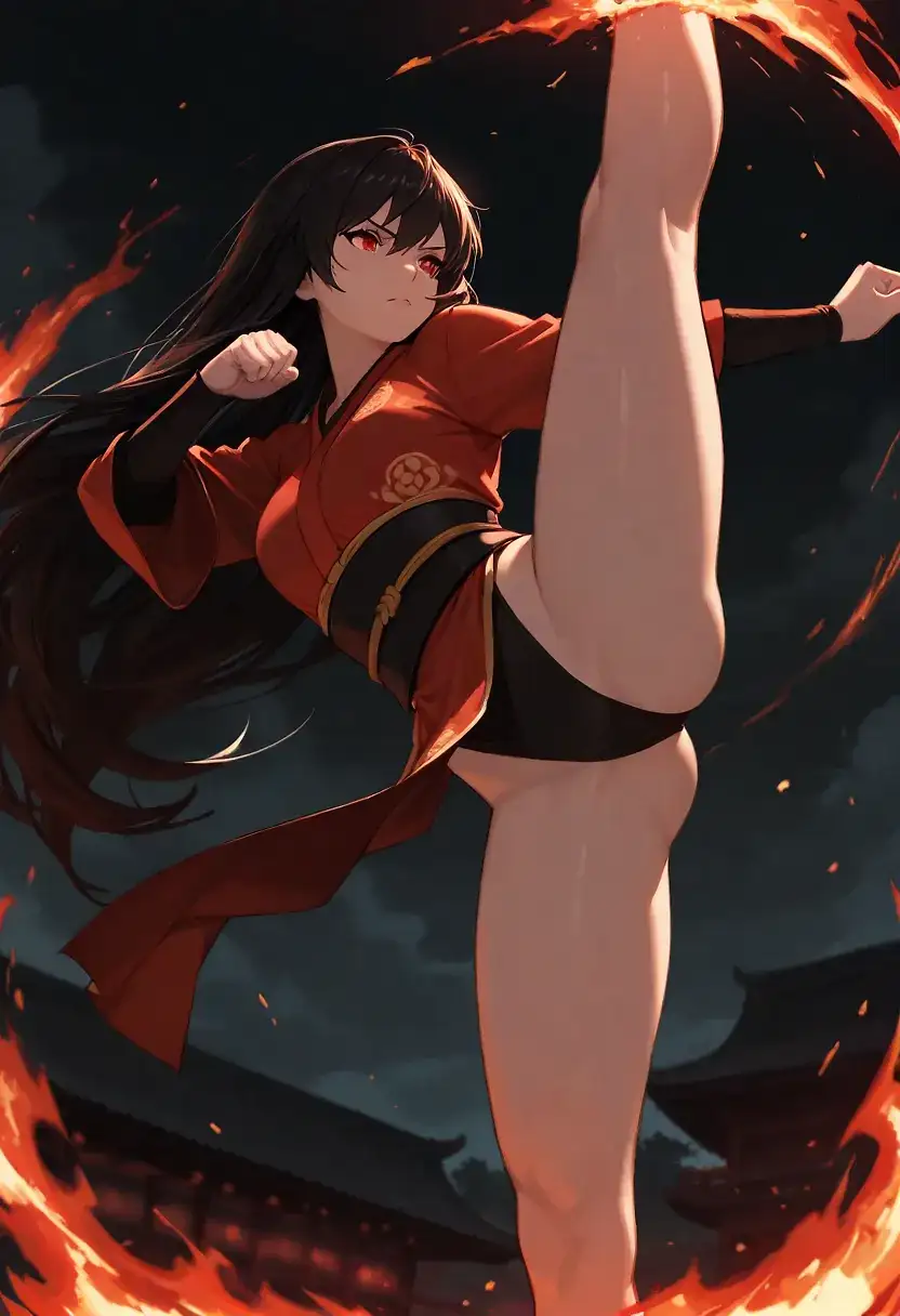 AI art 'Fire Bender'