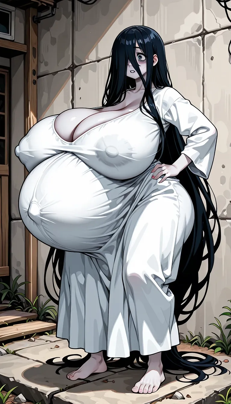 Sadako picked the wrong house to scare...