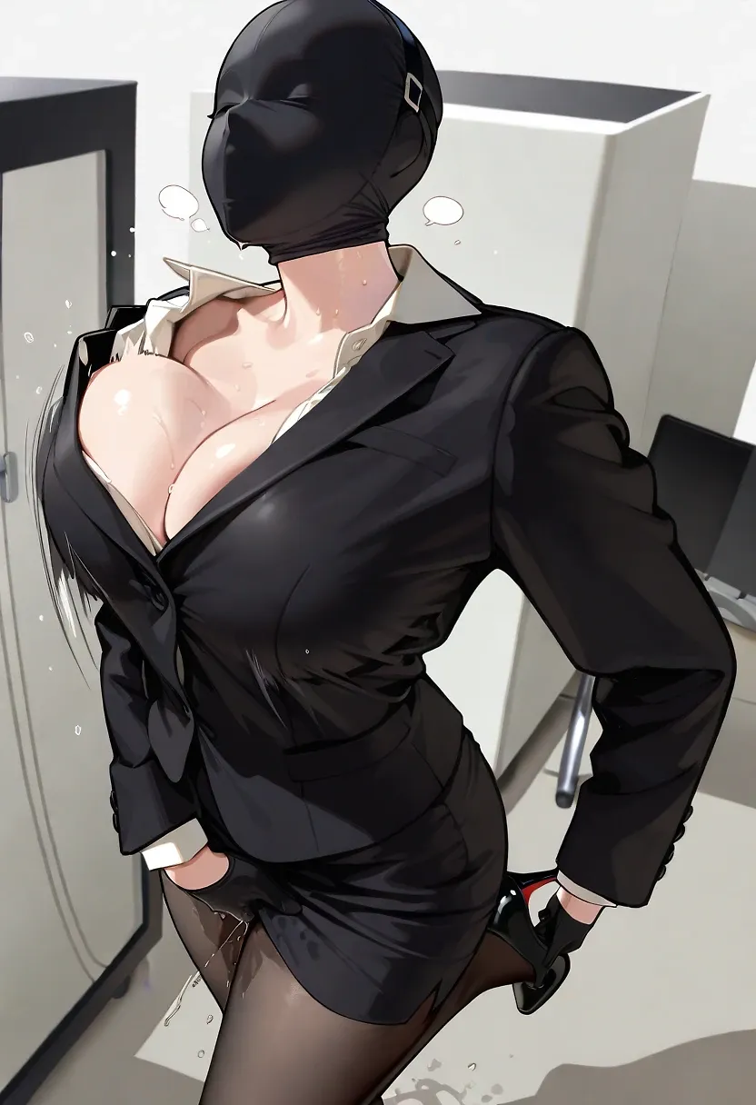 Masked pervert secretary