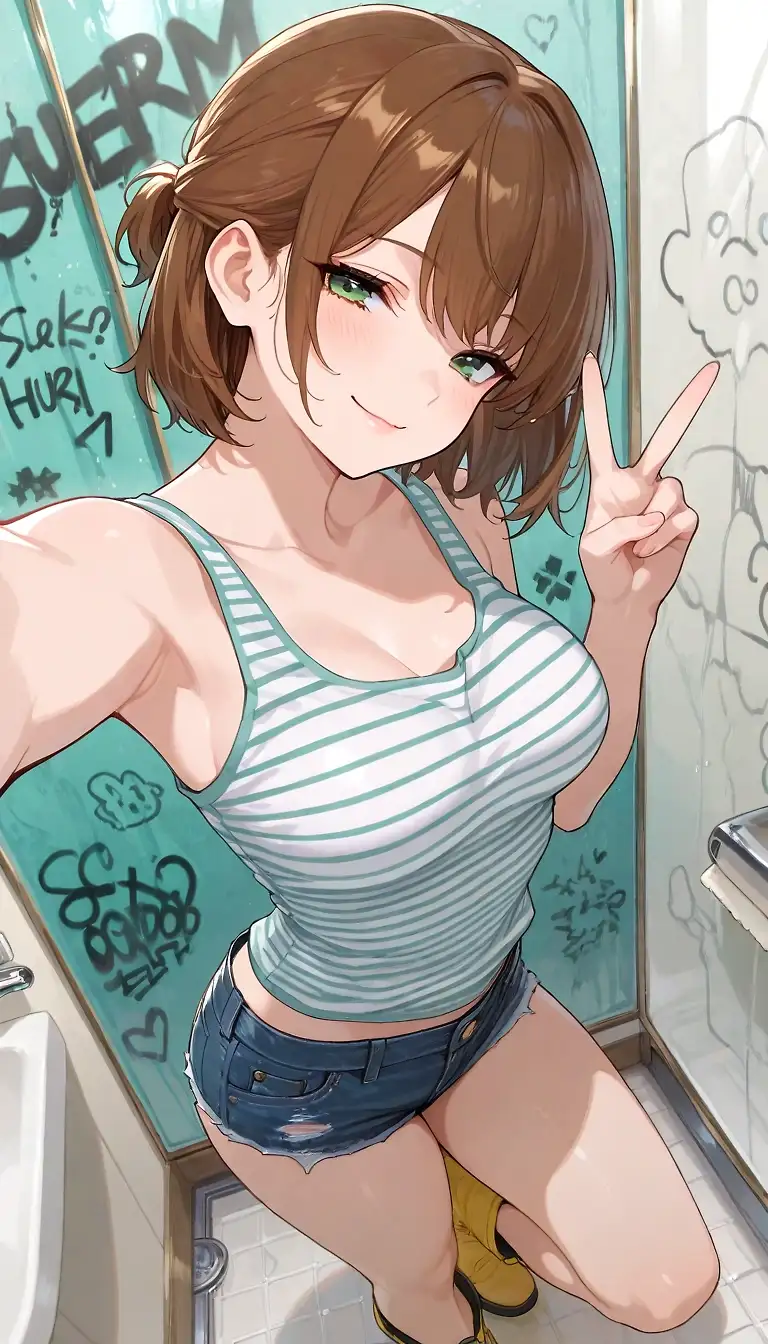 Bathroom selfies