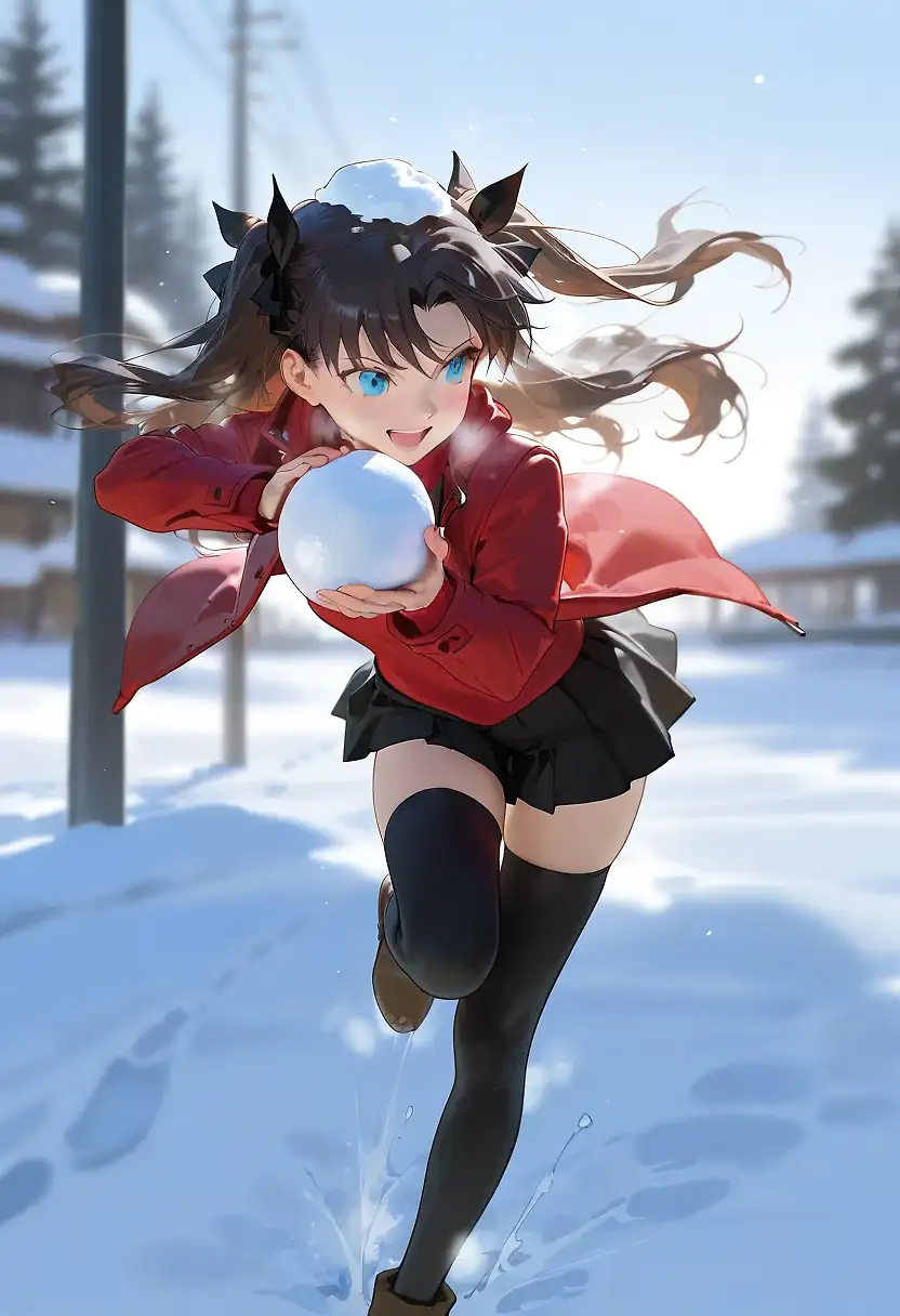 AI art "The sickest set of Tohsaka Rin you've seen"