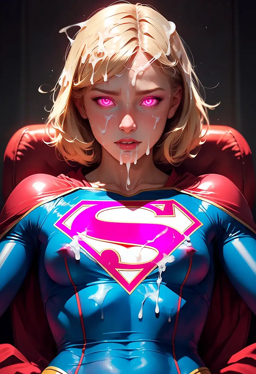 AI art "SuperGirl + Pink Kryptonite =............ Part 2"