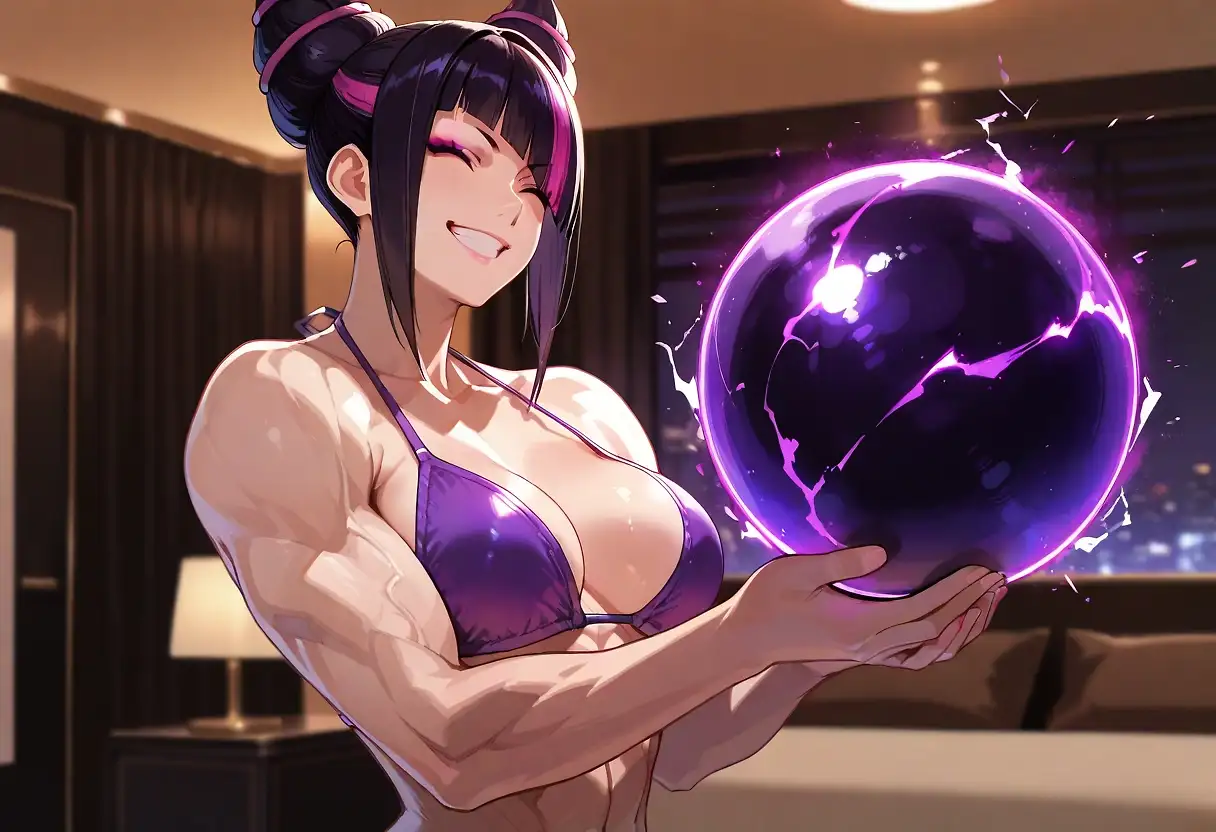 Han Juri, Chun Li & Cammy White using Menat’s new creation