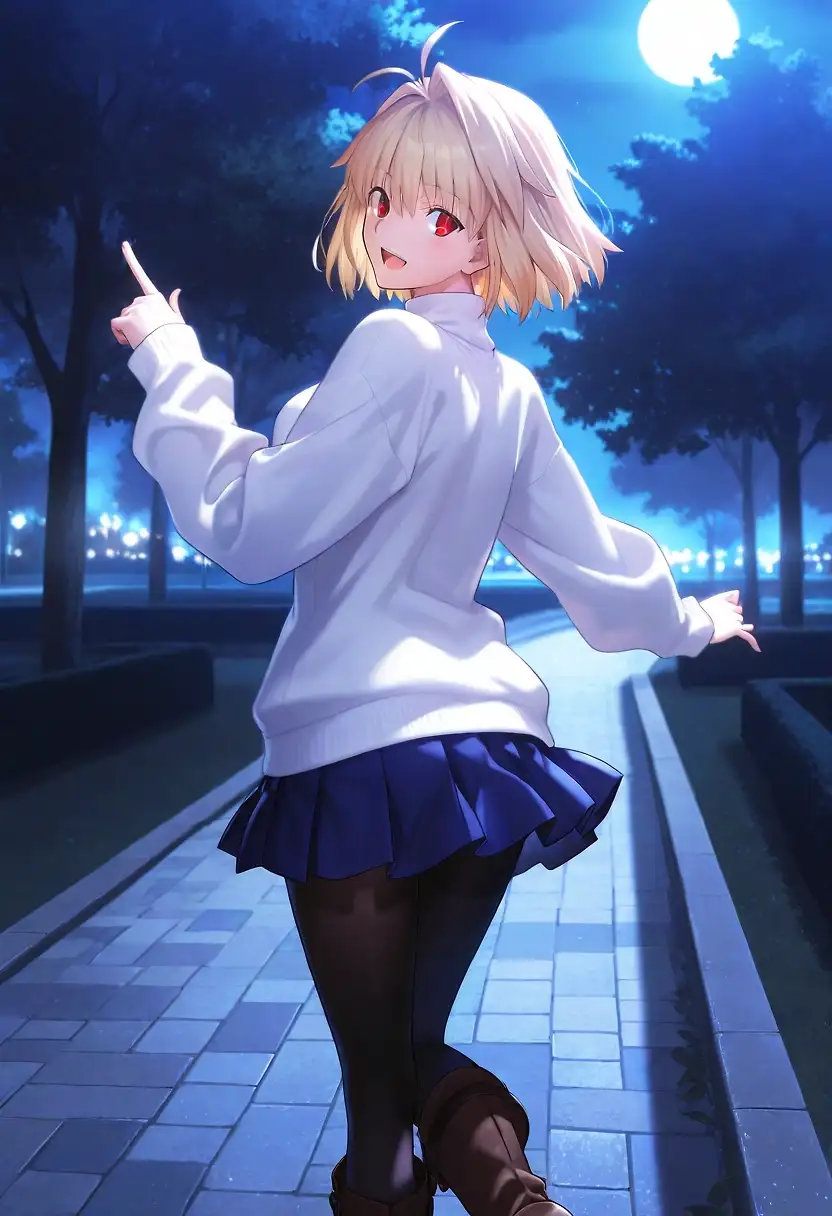 AI art 'Spending A Night with Arcueid'