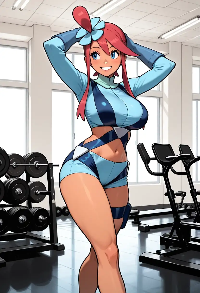 Skyla on gym