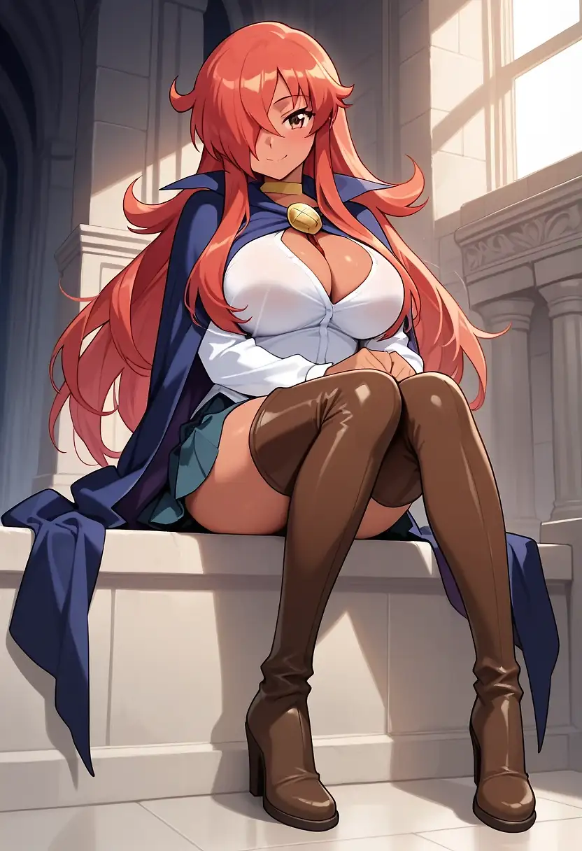 AI art 'kirche (zero no tsukaima)'