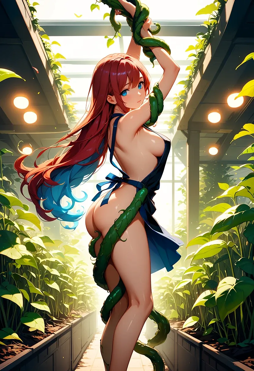 AI art "Red M Green Thumb pt2"