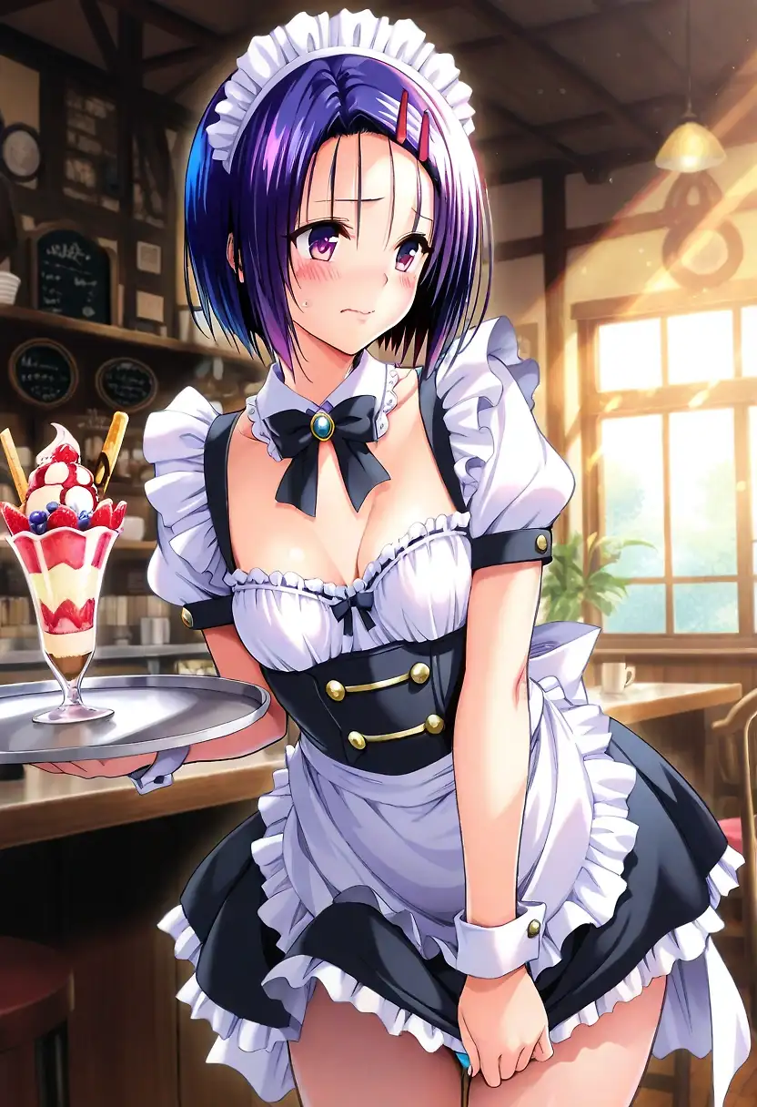 AI art 'Maid Sairenji Haruna'